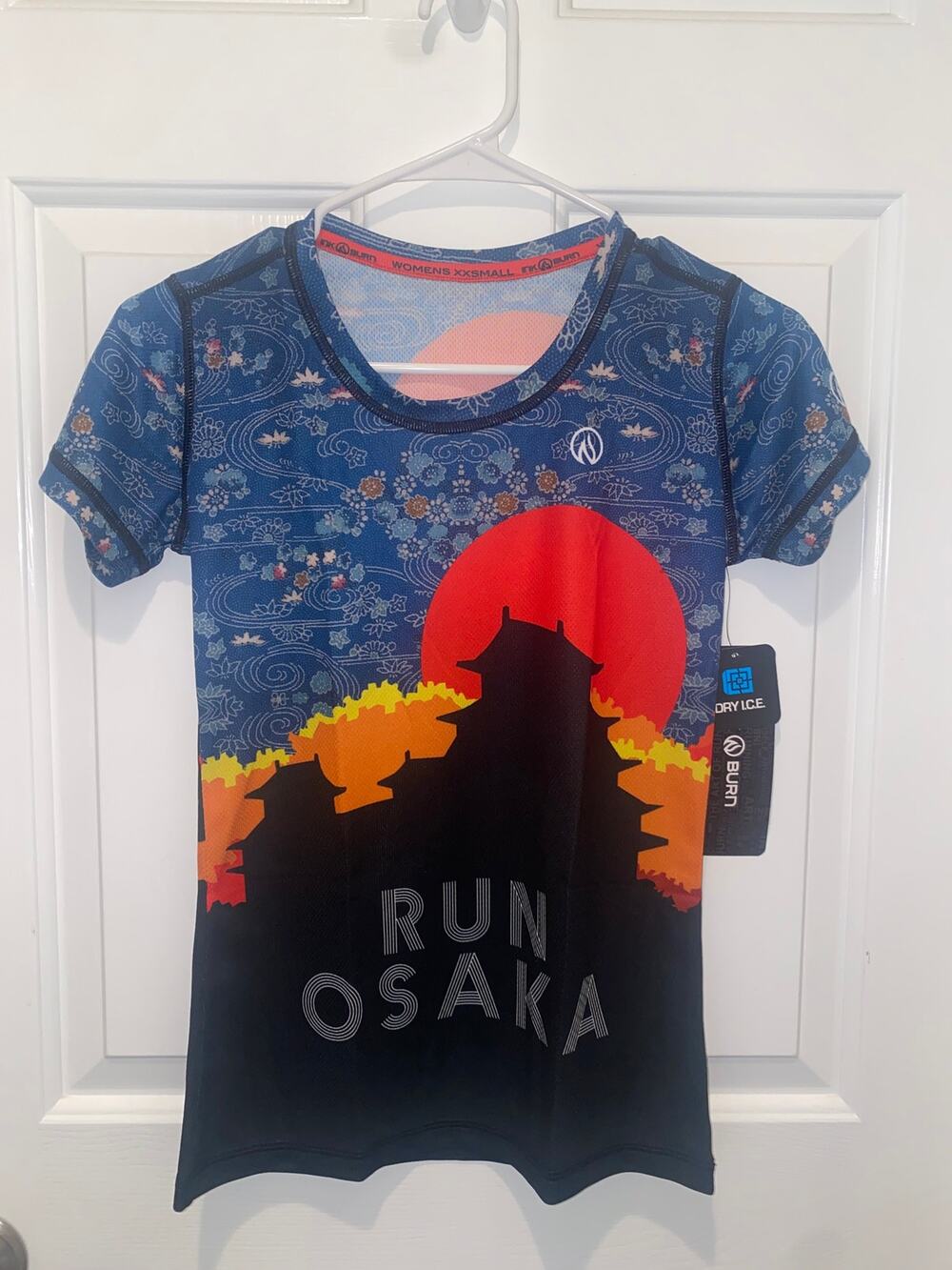 Ink N Burn Cycling Shirt Dry Ice Osaka Tech Size XXS